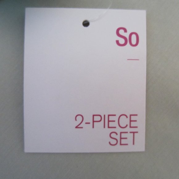 NWT Girl's SO - 2 pc. Swimwear - Size 16 -Aqua/Turquoise Lacy Accents Color Trim - Picture 10 of 10